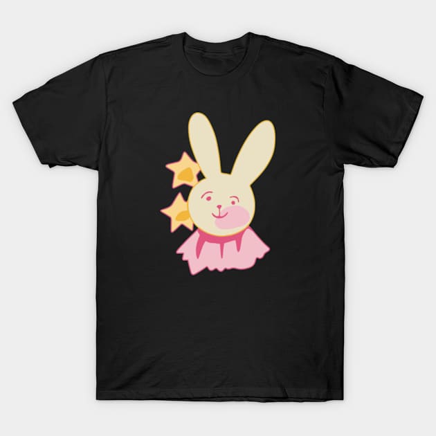 Oshi no Ko Ai Hoshino Cute Bunny Star Ribbon Design T-Shirt by Animangapoi